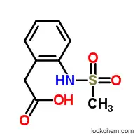Molecular Structure of 1047724-24-2 (2-(2-(Methylsulfonamido)phenyl)acetic Acid)